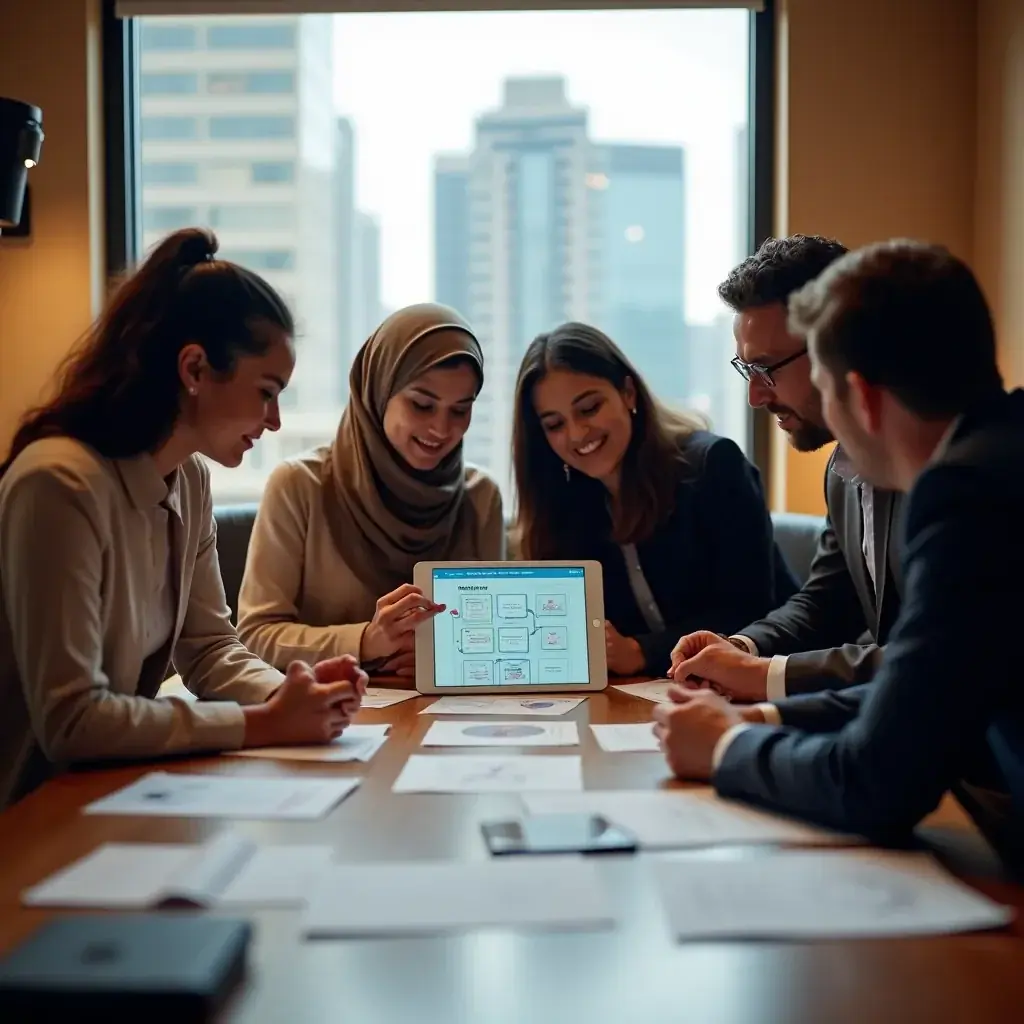 Modern sustainable workspace